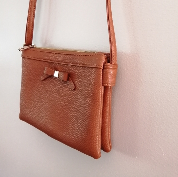 Leather Bow Crossbody - Picture 4 of 11